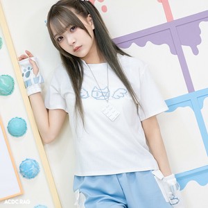 T 恤/上衣 女士 原宿系 粉彩