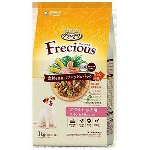 グラン・デリ　Frecious（フレシャス）　アダルト成犬用 チキン＆小魚入り　1.0kg