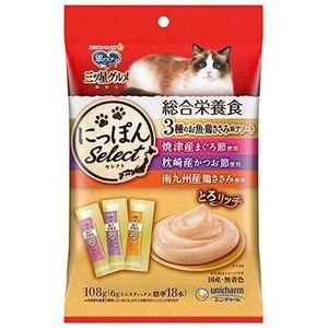 銀のスプーン　三ツ星グルメ　おやつ　総合栄養食とろリッチ　まぐろ・かつおアソート　108g
