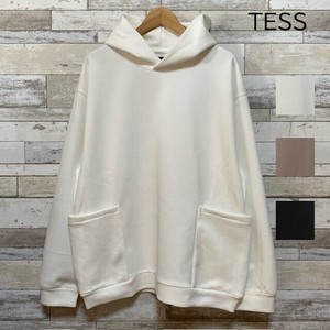 【TESS】サイドポケットビックプルパーカー「2024秋冬新作」