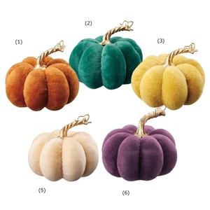秋の演出・装飾品　ハロウィン装飾　ファブリックパンプキン　M
