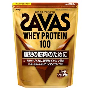 ザバス(SAVAS) ホエイプロテイン100 リッチショコラ味 2200g