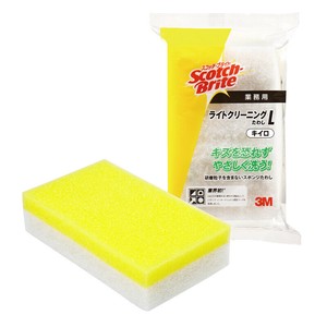 スリーエムジャパン スコッチ・ブライト ライトクリーニングたわし L キイロ 1個