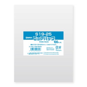 SWAN OPP袋 ピュアパック S19-25 (テープなし) 100枚