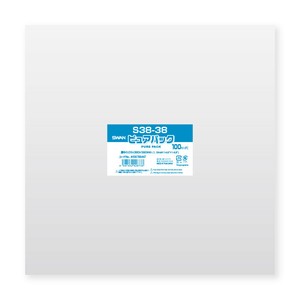 SWAN OPP袋 ピュアパック S38-38 (テープなし) 100枚