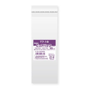 SWAN OPP袋 ピュアパック T7-18 (テープ付き) 100枚