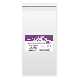 SWAN OPP袋 ピュアパック T16-30 (テープ付き) 100枚