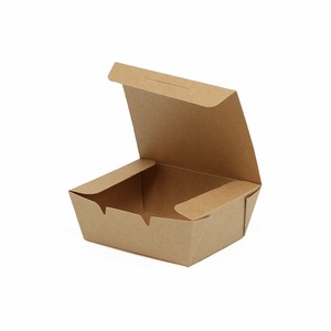ケーピープラテック 食品容器 KMフードパック 小 窓無 クラフト 50枚