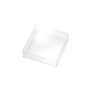 HEIKO 箱 PETクリアケース 85×85×25 1個(ご注文単位10個)
