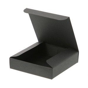 HEIKO 箱 ギフトボックス プチBOX 75×75 ブラック 10枚