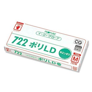オカモト ポリグローブ イージーグローブ ポリLD 外エンボス 722 M 100枚