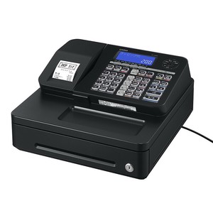 カシオ計算機 スタンダードレジスター ブルレジ SR-S200-EX-BK ブラック 1台