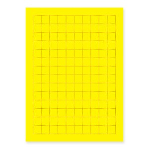 ササガワ 11-2790 黄ポスター 大 無地 100枚