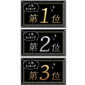ササガワ ランキングカード 名刺サイズ 人気No1・2・3 3枚入 16-7541