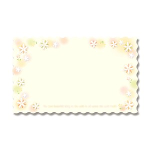 ササガワ ファンタジーカード ロマンフラワー 16-887 100枚入