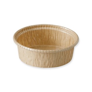 天満紙器 製菓資材 カールカップ CR8740 茶無地 100枚