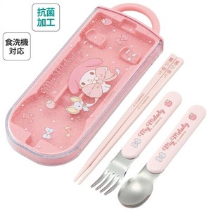 Bento Cutlery My Melody Bird Skater Antibacterial Made in Japan