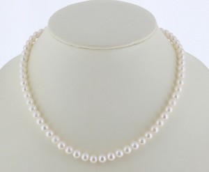 【日本製】5.5〜6.0mm アコヤ真珠　ベビーパールネックレス 【鑑別書付き】