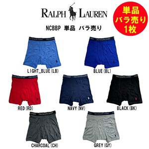 POLO RALPH LAUREN(ポロ ラルフローレン)バラ売り 単品 1枚 ミドル ボクサーパンツ メンズ 下着 NCBBP