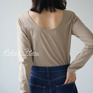 T-shirt Long T-shirt Back Open