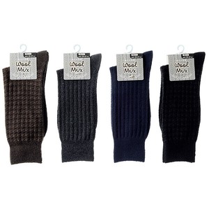 Crew Socks Houndstooth Pattern Socks