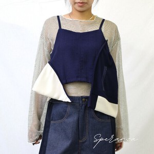 【WEB限定特別価格】配色イレギュラーカットキャミソール ベスト