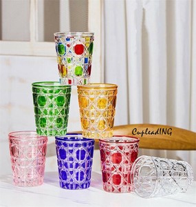 ◆◆大人気◆◆早い者勝ち レトロ ウイスキー グラス ティーカップ チェック コーヒーカップ 手彫りの花