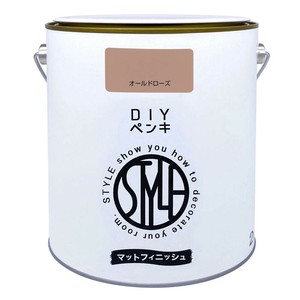 【★在庫処分★】ニッペホームペイント DIYペンキ マットフィニッシュ 2kg オールドローズ HSD107