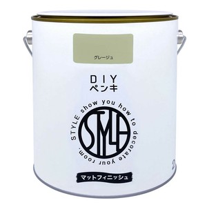 ニッペホームペイント DIYペンキ マットフィニッシュ 2kg グレージュ HSD103