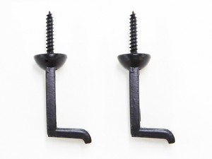 額縁受金具 木壁用 平折 40mm 32N05040078