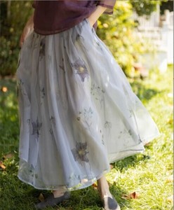 Skirt Ladies fashion Floral Pattern