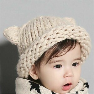 帽子 ニット帽 耳付き アニマル 防寒 トドラー ベビー 新生児 キッズ 子供服 秋 冬