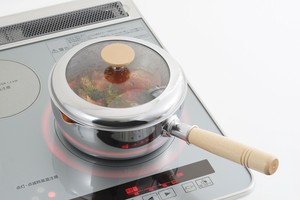 ヨシカワ　SJ3817　見える！　木柄　ソースパン　20cm