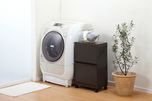 平和工業　ランドリーボックス　クレバン322　Clevan322　ハンドル付　バスケット　ブラウン