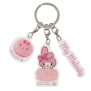 【キーホルダー】マイメロディ 3連アクリルキーホルダー マカロン