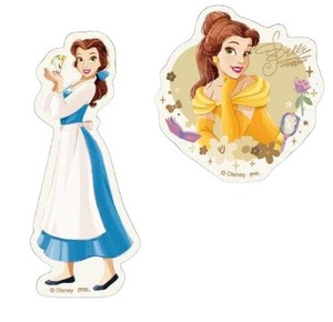 ディズニープリンセス　くすみシリーズ　クリアステッカーシール
