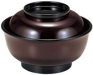神楽無地丼 溜内黒 A