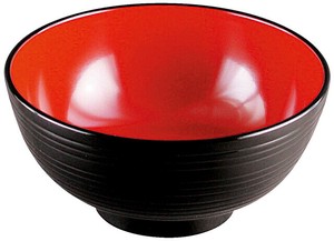 6寸千筋丼 黒内朱 A