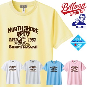 【セール対応プライスダウン！】BILLVAN SPORTS ビルバンNORTHSHORE吸水速乾アメカジDRY Tシャツ0609