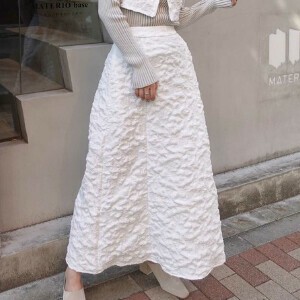 Skirt Puffy Jacquard Spring