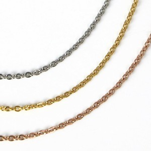 不锈钢链 不锈钢 粉色 50 ~ 60cm 1.2mm