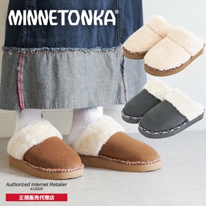 【MINNETONKA】ボアスリッパ 24秋冬新作