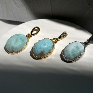 Gemstone Pendant Top Stainless Steel Pendant
