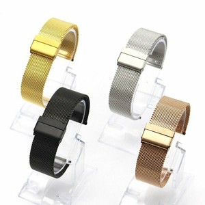 メタルベルト 12mm-22mm 調整可能 男女兼用 交換用 時計バンド BQQ457