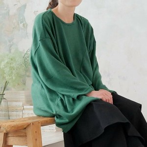 毛衣/针织衫 Design 无花纹 长衫