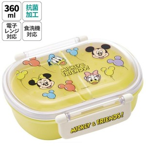【スケーター】抗菌食洗機対応ランチボックス小判 【ミッキー＆フレンズ/風船】 日本製
