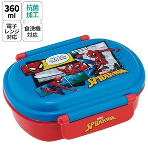 【スケーター】抗菌食洗機対応ランチボックス小判 【スパイダーマン25】 日本製