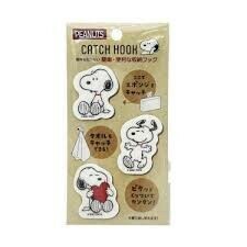スヌーピーキャッチフック（スタンダード）　3個入り