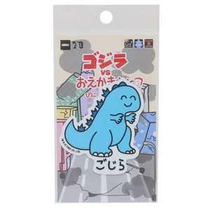 【ステッカー】ゴジラVSおえかきさん ビニールステッカー ごじらさん