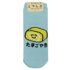 【靴下】おえかきさん レディースアンクルソックス たまごやきさん